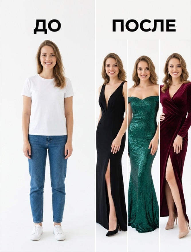 Маша примерила 7 платьев